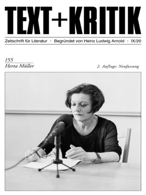 cover image of TEXT + KRITIK 155--Herta Müller